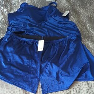 Lane Bryant Blue Bikini Set